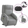 Liftable reclining electric massage chair light gray fabric by , Armchairs - Ref: Foro24-3205238, Price: 342,66 €, Discount: %