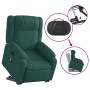 Sillón masaje eléctrico reclinable elevable tela verde oscuro de , Sillones - Ref: Foro24-3205244, Precio: 336,84 €, Descuent...