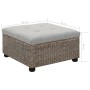 Ottomane aus Seegras, 65 x 65 x 40 cm, Grau von vidaXL, Osmanen - Ref: Foro24-246113, Preis: 125,77 €, Rabatt: %