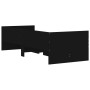 Estructura de cama con cajones negro 90x200 cm de , Camas y somieres - Ref: Foro24-3207344, Precio: 228,73 €, Descuento: %