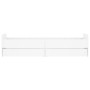 Estructura de cama con cajones blanco 90x190 cm de , Camas y somieres - Ref: Foro24-3207378, Precio: 148,68 €, Descuento: %