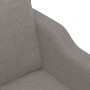 Sillón de tela gris taupé 60 cm de , Sofás - Ref: Foro24-359350, Precio: 167,83 €, Descuento: %