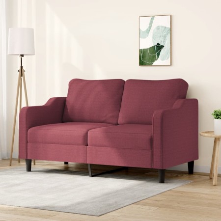 2-seater red fabric sofa 140 cm by , Sofas - Ref: Foro24-359365, Price: 214,88 €, Discount: %