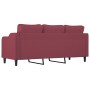 3-Sitzer-Sofa aus rotem Stoff, 180 cm von , Sofas - Ref: Foro24-359373, Preis: 292,99 €, Rabatt: %