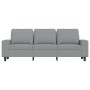 Sofá de 3 plazas de tela gris claro 180 cm de , Sofás - Ref: Foro24-359399, Precio: 319,33 €, Descuento: %