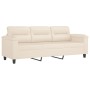 3-seater sofa in beige microfiber fabric 180 cm by , Sofas - Ref: Foro24-359572, Price: 329,23 €, Discount: %