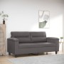 Gray synthetic leather 2-seater sofa 140 cm by , Sofas - Ref: Foro24-359585, Price: 229,45 €, Discount: %