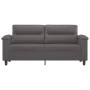 Sofá de 2 plazas de cuero sintético gris 140 cm de , Sofás - Ref: Foro24-359585, Precio: 229,45 €, Descuento: %