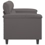 Gray synthetic leather 2-seater sofa 140 cm by , Sofas - Ref: Foro24-359585, Price: 229,45 €, Discount: %