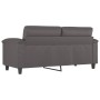 Sofá de 2 plazas de cuero sintético gris 140 cm de , Sofás - Ref: Foro24-359585, Precio: 229,45 €, Descuento: %