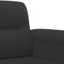 Sofá de 3 plazas de tela de microfibra negro 180 cm de , Sofás - Ref: Foro24-359570, Precio: 315,92 €, Descuento: %