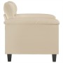 Sillón de tela de microfibra color crema 60 cm de , Sofás - Ref: Foro24-359553, Precio: 182,02 €, Descuento: %