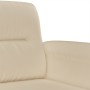 Sillón de tela de microfibra color crema 60 cm de , Sofás - Ref: Foro24-359553, Precio: 182,02 €, Descuento: %