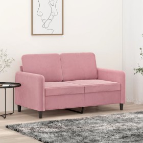 2-Sitzer-Sofa rosa Samt 120 cm von , Sofas - Ref: Foro24-359435, Preis: 216,99 €, Rabatt: %