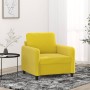 Sillón de terciopelo amarillo 60 cm de , Sofás - Ref: Foro24-359428, Precio: 150,40 €, Descuento: %