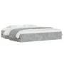 Cama con cajones madera ingeniería gris hormigón 180x200 cm de , Camas y somieres - Ref: Foro24-3207255, Precio: 187,56 €, De...