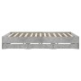 Concrete gray engineered wood bed with drawers 180x200 cm by , Beds and slatted bases - Ref: Foro24-3207255, Price: 187,56 €,...