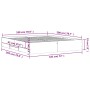 Betongraues Holzwerkstoffbett mit Schubladen 180x200 cm von , Betten und Lattenroste - Ref: Foro24-3207255, Preis: 187,56 €, ...