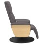 Gray synthetic leather massage recliner with footrest by , Armchairs - Ref: Foro24-356635, Price: 216,57 €, Discount: %