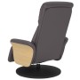 Gray synthetic leather massage recliner with footrest by , Armchairs - Ref: Foro24-356635, Price: 216,57 €, Discount: %