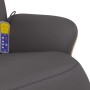 Gray synthetic leather massage recliner with footrest by , Armchairs - Ref: Foro24-356635, Price: 213,99 €, Discount: %