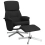 Relaxsessel mit Fußstütze aus schwarzem Stoff von , Sessel - Ref: Foro24-356668, Preis: 135,30 €, Rabatt: %