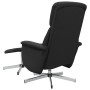 Relaxsessel mit Fußstütze aus schwarzem Stoff von , Sessel - Ref: Foro24-356668, Preis: 135,30 €, Rabatt: %