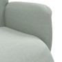 Sillón reclinable con reposapiés terciopelo gris claro de , Sillones - Ref: Foro24-356682, Precio: 194,30 €, Descuento: %