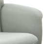 Sillón reclinable con reposapiés terciopelo gris claro de , Sillones - Ref: Foro24-356689, Precio: 171,08 €, Descuento: %