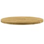 Superficie de mesa redonda madera maciza de roble 44 mm 900 mm de vidaXL, Tableros para mesas - Ref: Foro24-245997, Precio: 2...