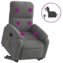 Sillón masaje eléctrico reclinable elevable tela gris oscuro de , Sillones - Ref: Foro24-3204952, Precio: 323,71 €, Descuento: %