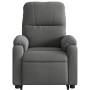 Sillón masaje eléctrico reclinable elevable tela gris oscuro de , Sillones - Ref: Foro24-3204952, Precio: 323,71 €, Descuento: %