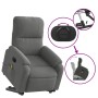 Sillón masaje eléctrico reclinable elevable tela gris oscuro de , Sillones - Ref: Foro24-3204952, Precio: 323,71 €, Descuento: %