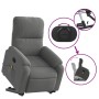 Sillón reclinable masaje elevable tela microfibra gris oscuro de , Sillones - Ref: Foro24-3204938, Precio: 283,36 €, Descuent...