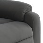 Sillón reclinable masaje elevable tela microfibra gris oscuro de , Sillones - Ref: Foro24-3204938, Precio: 283,36 €, Descuent...