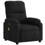 Sillón reclinable de masaje eléctrico tela de microfibra negro de , Sillones - Ref: Foro24-3204925, Precio: 289,26 €, Descuen...