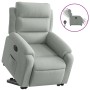 Sillón eléctrico reclinable elevable de terciopelo gris claro de , Sillones - Ref: Foro24-3205114, Precio: 313,41 €, Descuent...