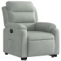 Sillón eléctrico reclinable elevable de terciopelo gris claro de , Sillones - Ref: Foro24-3205114, Precio: 313,41 €, Descuent...