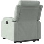 Sillón eléctrico reclinable elevable de terciopelo gris claro de , Sillones - Ref: Foro24-3205114, Precio: 313,41 €, Descuent...