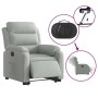 Sillón eléctrico reclinable elevable de terciopelo gris claro de , Sillones - Ref: Foro24-3205114, Precio: 313,41 €, Descuent...