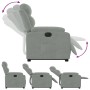 Sillón eléctrico reclinable elevable de terciopelo gris claro de , Sillones - Ref: Foro24-3205114, Precio: 313,41 €, Descuent...