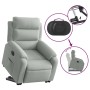 Sillón eléctrico reclinable elevable de terciopelo gris claro de , Sillones - Ref: Foro24-3205114, Precio: 313,41 €, Descuent...