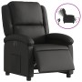 Sillón reclinable eléctrico de cuero auténtico negro de , Sillones - Ref: Foro24-3204254, Precio: 370,99 €, Descuento: %