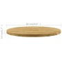 Round table top solid oak wood 44 mm 600 mm by vidaXL, Table tops - Ref: Foro24-245994, Price: 118,22 €, Discount: %