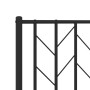 Bed frame with black metal headboard 100x190 cm by , Beds and slatted bases - Ref: Foro24-374431, Price: 71,45 €, Discount: %