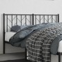 Black metal headboard 150 cm by , Headboards and footboards - Ref: Foro24-374471, Price: 32,65 €, Discount: %