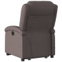 Sillón masaje eléctrico elevable cuero auténtico marrón oscuro de , Sillones - Ref: Foro24-3204275, Precio: 473,47 €, Descuen...