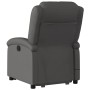 Grauer elektrischer Fußmassagesessel aus echtem Leder von , Sessel - Ref: Foro24-3204277, Preis: 449,07 €, Rabatt: %