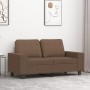 2 seater brown fabric sofa 120 cm by , Sofas - Ref: Foro24-359386, Price: 256,39 €, Discount: %