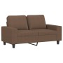 2 seater brown fabric sofa 120 cm by , Sofas - Ref: Foro24-359386, Price: 256,39 €, Discount: %